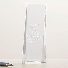 Engraved Write Your Own Slanted Vertical Award - 47170