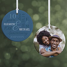 Eternal Love Personalized Anniversary Ornaments - 47332