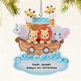 Noah's Ark Personalized Christmas Ornament - 47477