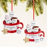 Marshmallow Family Personalized Ornament  - 47484