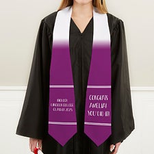 Write Your Own Personalized Graduation Stole - 47659