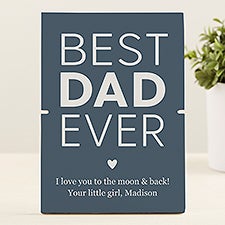 Best Dad Personalized Story Board Plaque - 47931