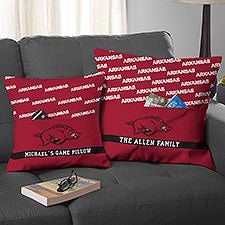 NCAA Arkansas Razorbacks Personalized Pocket Pillow - 48039