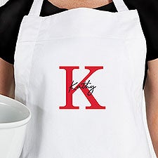 Simple Signature Personalized Apron  Potholder - 48083