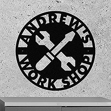 Personalized Workshop Steel Sign - 48108D