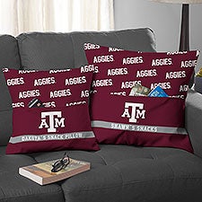 NCAA Texas AM Aggies Personalized Pocket Pillow - 48263