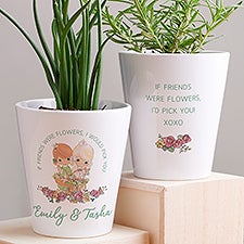 Precious Moments Friendship Personalized Mini Flower Pot - 48340