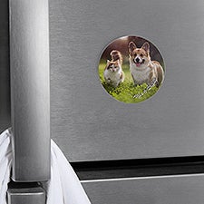 Pet Photo Personalized Metal Round Magnet - 48832