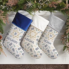 Spirit of Hanukkah Personalized Stockings - 48953