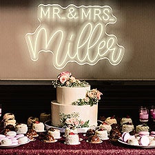 Mr.  Mrs. Custom Neon Sign - 48980D