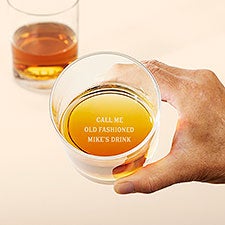 Write Your Own Secret Message Engraved Whiskey Glass - 48982