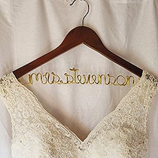 Custom Name Wedding Hanger - 48986D