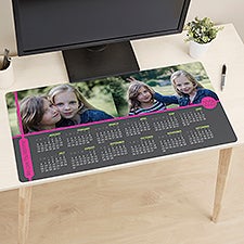 Photo Calendar Personalized Desk Mat - 49176