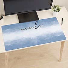 Pastel Watercolor Name Personalized Desk Mat - 49180