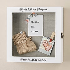 Baby Engraved Shadow Box - 49306