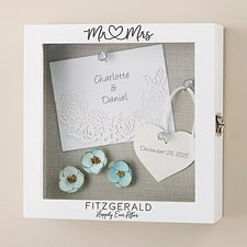 Infinite Love Wedding Engraved Shadow Box - 49319