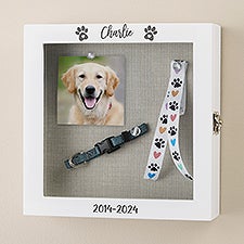 Pet Memorial Engraved Shadow Box - 49322