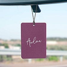 Trendy Script Name Personalized Car Air Freshener - 49369