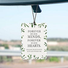 Botanical Memorial Personalized Car Air Freshener - 49378