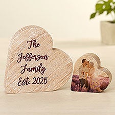 Write Your Own Personalized Wooden Heart - 49427