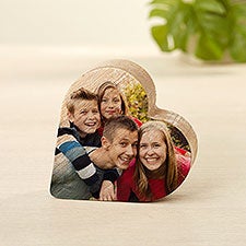 Photo Personalized Wooden Heart Keepsake Gifts - 49444