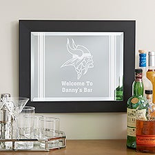 NFL Minnesota Vikings Engraved Framed Wall Mirror  - 49718