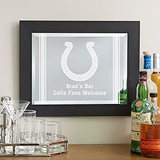 NFL Indianapolis Colts Engraved Framed Wall Mirror  - 49728