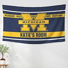 NCAA Michigan Wolverines Personalized Wall Tapestry - 49753