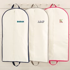 Shadow Name Embroidered Canvas Garment Bag  - 49760