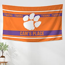 NCAA Clemson Tigers Personalized Wall Tapestry - 49766