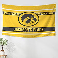 NCAA Iowa Hawkeyes Personalized Wall Tapestry - 49790