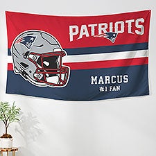 NFL New England Patriots Personalized Wall Tapestry - 49814