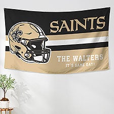 NFL New Orleans Saints Personalized Wall Tapestry - 49816