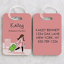 philoSophies® Travel Personalized Luggage Tag 2 Pc Set - 49834