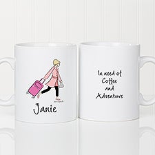 philoSophies® Travel Personalized 30 oz. Oversized Coffee Mug - 49842