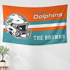 NFL Miami Dolphins Personalized Wall Tapestry - 49852