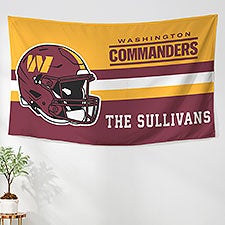 NFL Washington Commanders Personalized Wall Tapestry - 49858