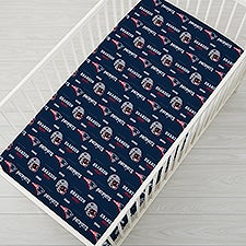 NFL New England Patriots Personalized Crib Sheet - 49879