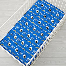 NFL Los Angeles Chargers Personalized Crib Sheet - 49914