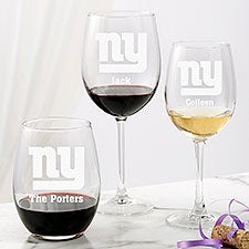 NFL New York Giants Wine Glass Collection - 49941