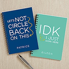 Lets Not Circle Back On This Personalized Mini Journals- Set of 2  - 49967