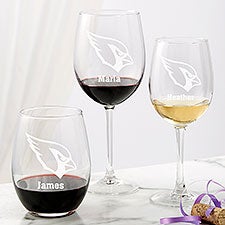 NFL Arizona Cardinals Wine Glass Collection - 50003