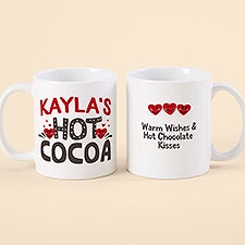 Personalized Kids Valentines Day Hot Cocoa Mug  - 50083