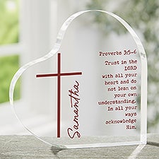 Religious Verse Personalized Acrylic Keepsake - 50129