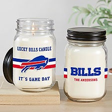 NFL Buffalo Bills Personalized Farmhouse Candle Jar - 50137