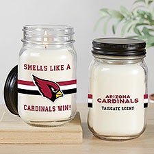 NFL Arizona Cardinals Personalized Farmhouse Candle Jar - 50144