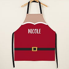 Santa Belt Personalized Full Color Apron - 50190