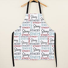 Collage Name Personalized Full Color Apron - 50194