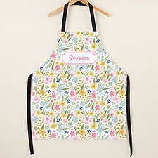 Easter Flowers Personalized Full Color Apron - 50204