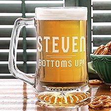 Classic Man 25 oz. Personalized Beer Mug - 50270